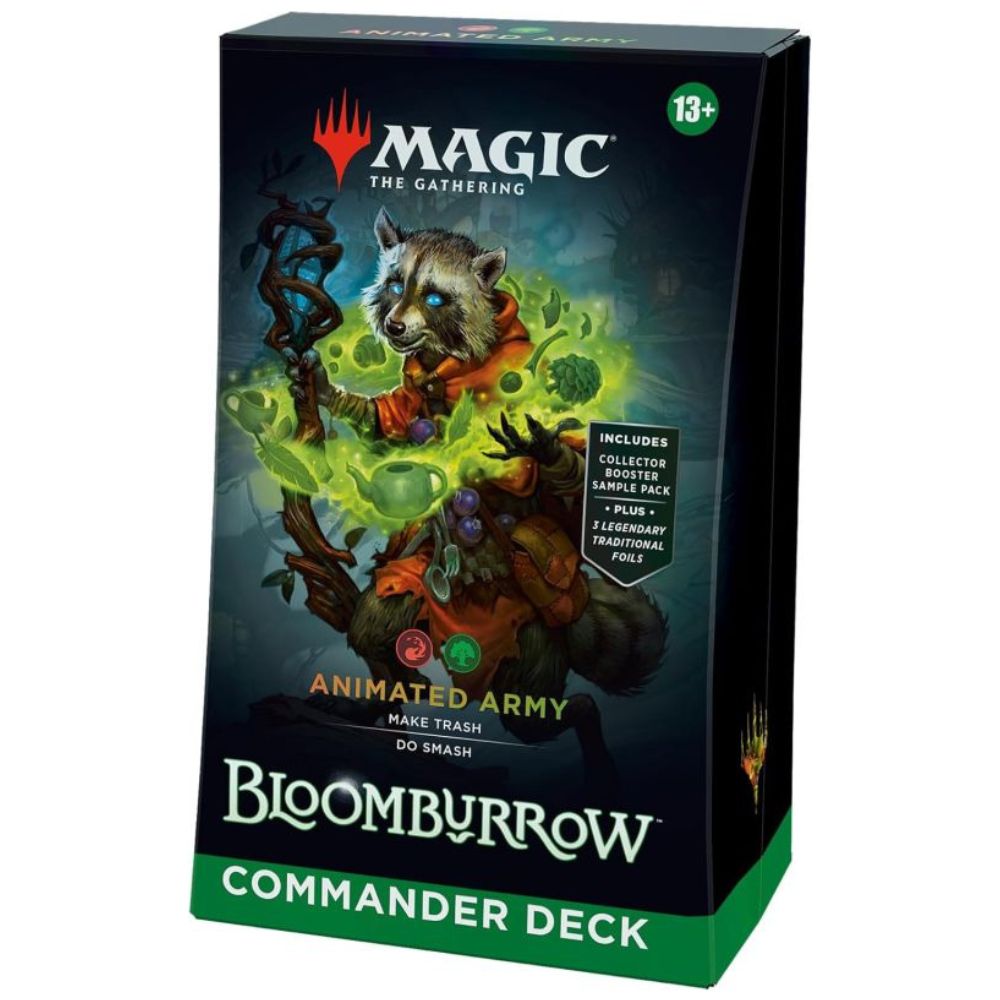 Magic The Gathering Bloomburrow Commander Deck Animated Army mit Collector-Booster (Englisch)