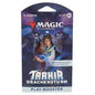 Magic Tarkir Drachensturm Sleeved Booster (Deutsch) mit Clan-Kriegerin und Drachen auf dem Cover