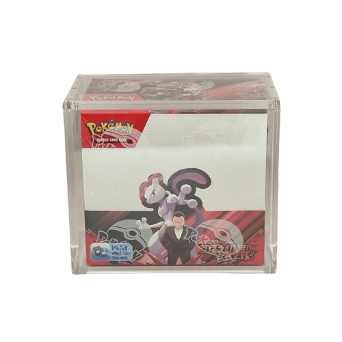 Pokémon Acryl Case Schutzbox von The Acrylic Box – Frontansicht