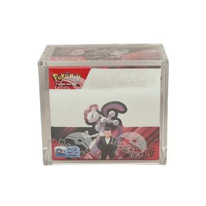 Pokémon Acryl Case Schutzbox von The Acrylic Box – Frontansicht