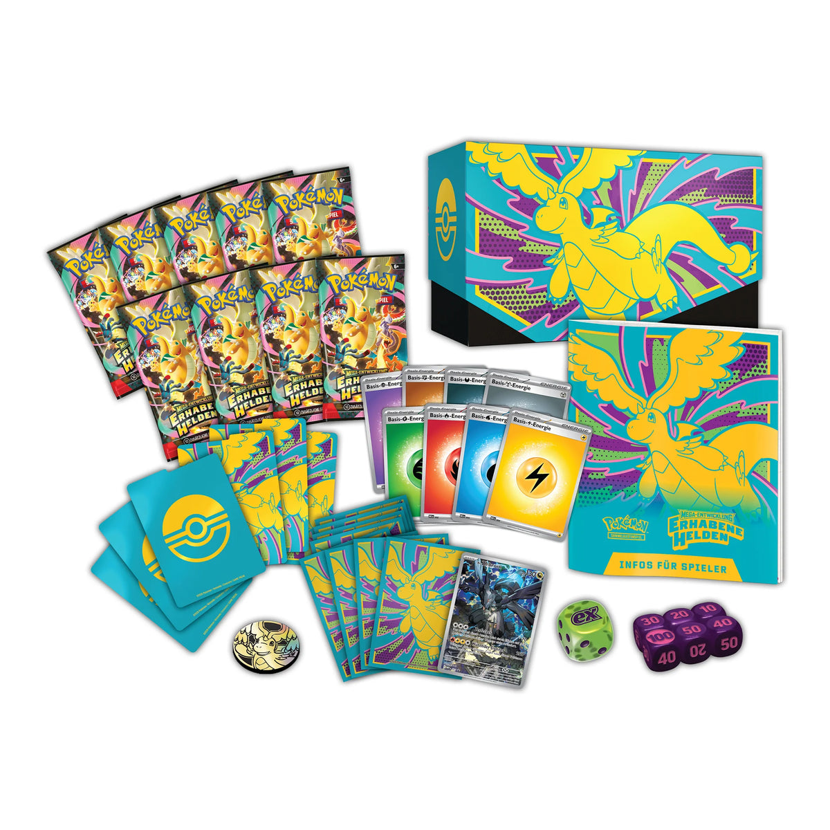 Pokémon Erhabene Helden Top-Trainer-Box (Deutsch)