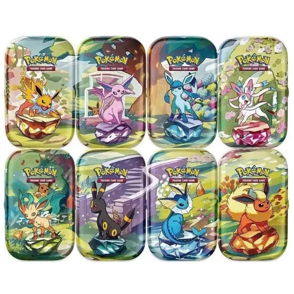 Pokémon Prismatische Entwicklungen Mini-Tin mit allen 8 Evoli-Entwicklungen (Deutsch)
