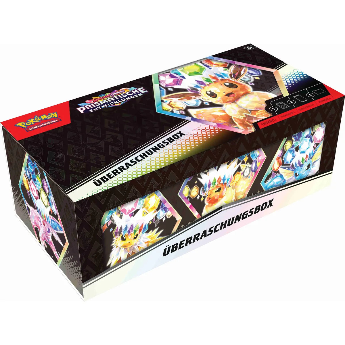 Pokémon Prismatische Entwicklungen Überraschungsbox (Deutsch) mit Evoli Artwork
