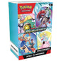 Frontansicht des Pokémon Reisegefährten Boosterbundle mit 6 Boostern