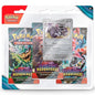 Pokémon Twilight Masquerade 3er Blister Vorderseite mit Boostern & Promo-Karte