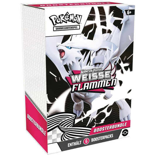 Pokémon Karmesin & Purpur – Weisse Flammen Boosterbundle Boxansicht (Deutsch)